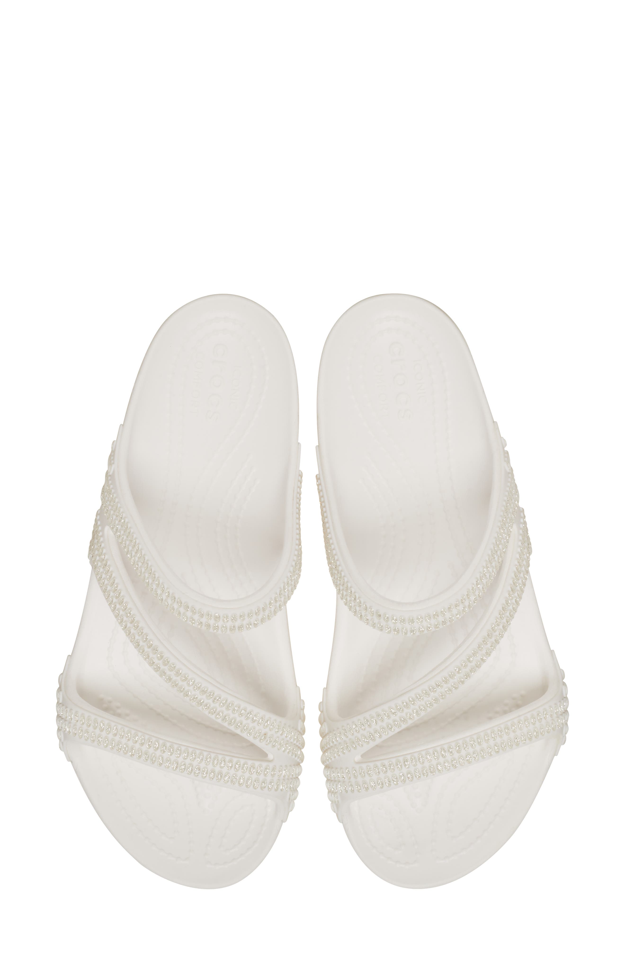 CROCS Kadee II Slide Sandal, Alternate, color, White