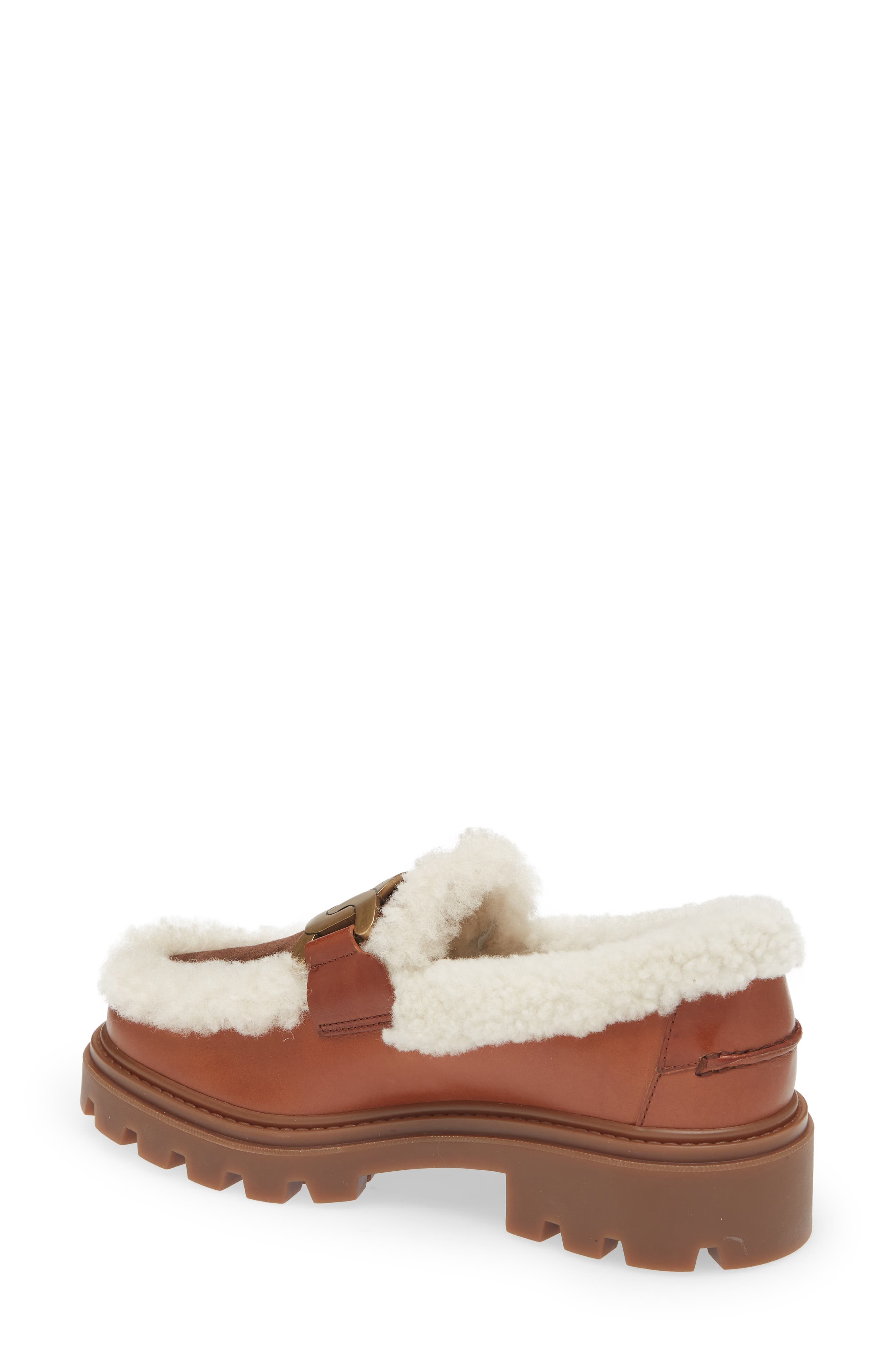 Tod's Gomma Pes Genuine Shearling Trimmed Loafer, Alternate, color, 