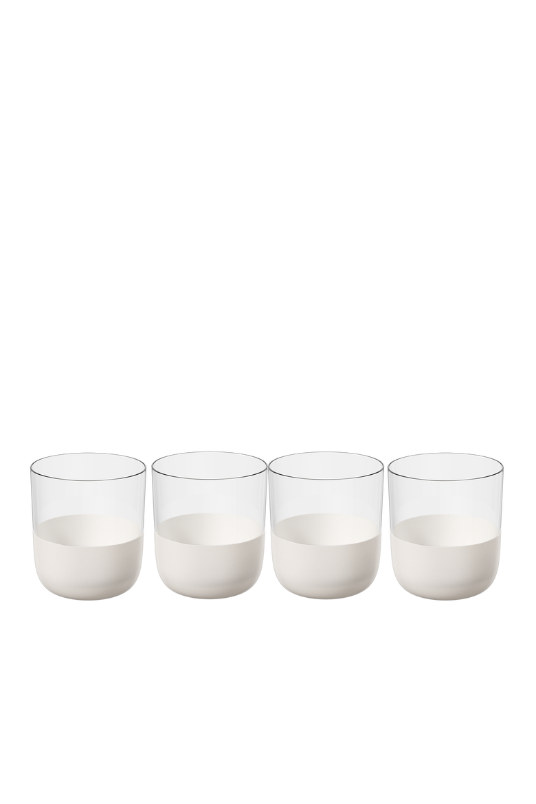 Manufacture Rock Blanc DOF Tumbler Set of 4, Main, color, White