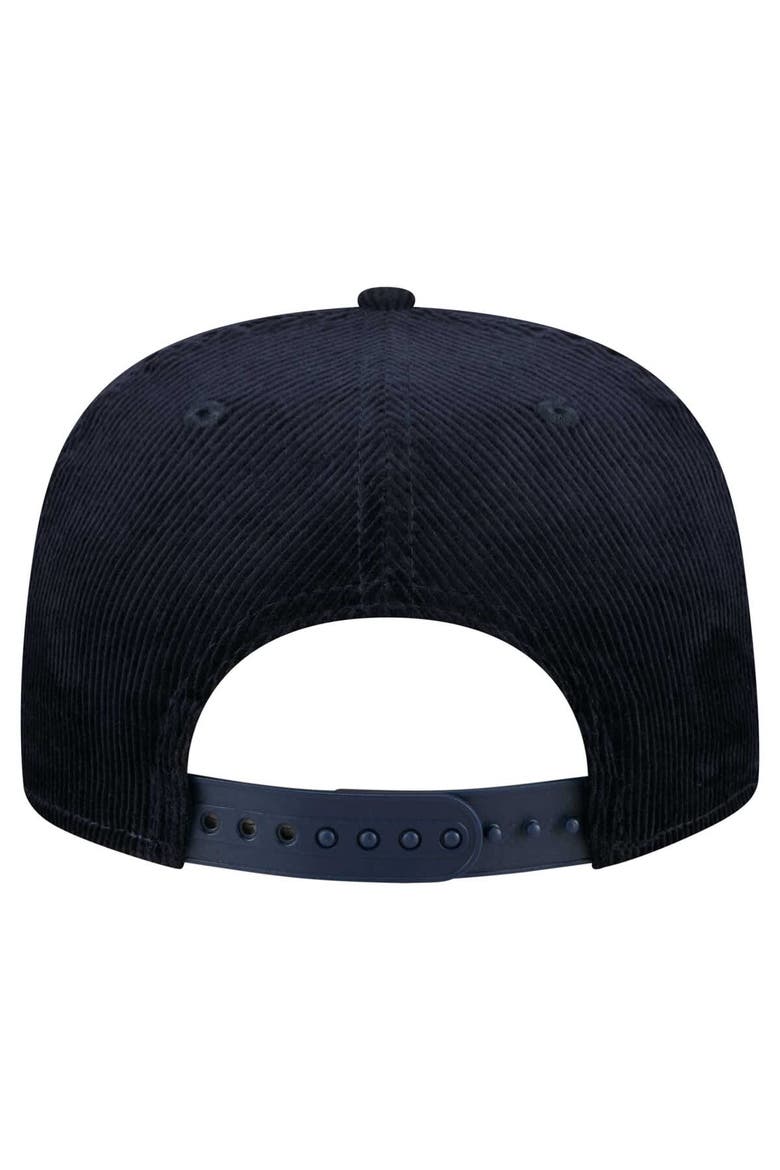 Men's New Era  Navy Houston Astros Full Circle Corduroy Golfer Adjustable Hat, Alternate, color, Navy