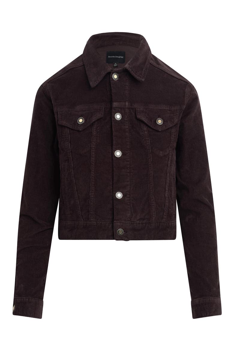 The Cord Trucker Jacket, Alternate, color, ESSPRESO