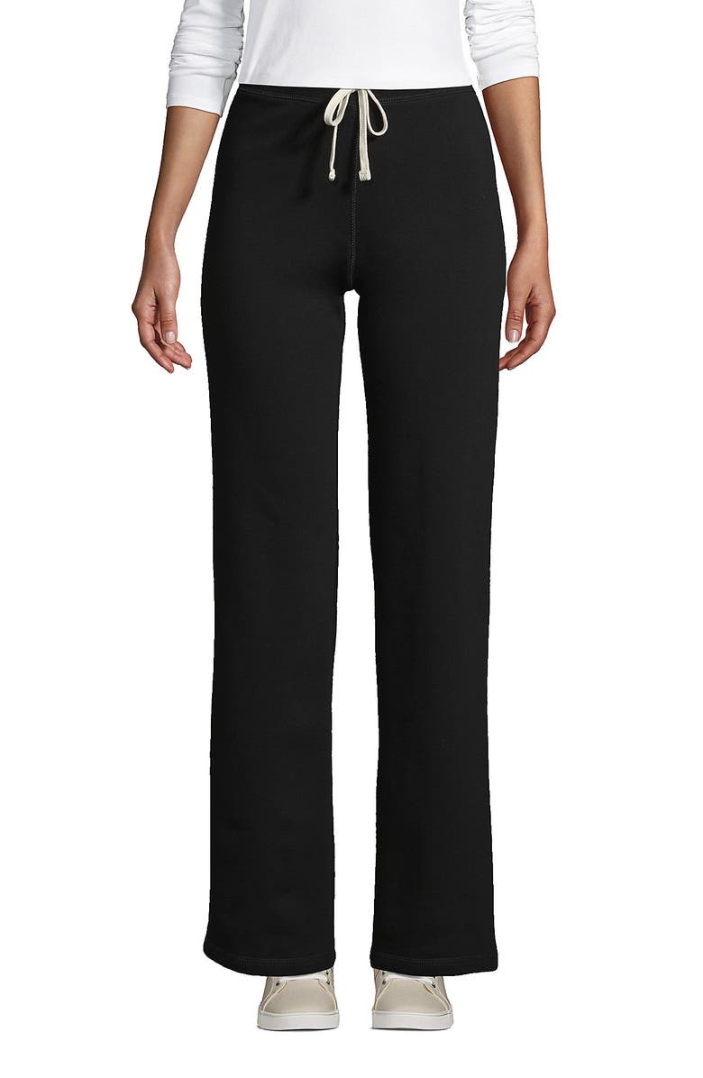 Lands' End School Uniform Sweatpants, Main, color, Black