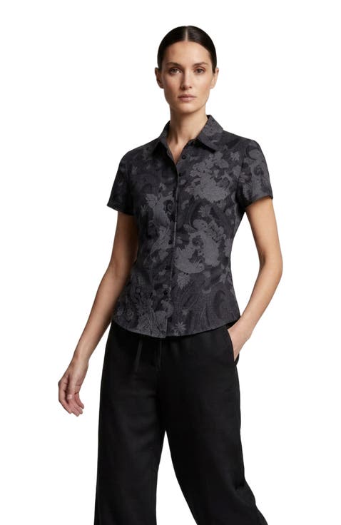 Paisley Explosion Womens Printed Shirt