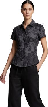 Lords of Harlech Paisley Explosion Womens Printed Shirt