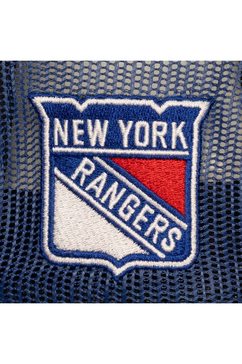 Men's Mitchell & Ness Blue New York Rangers Head Coach Trucker Adjustable Hat, Alternate, color, Blue
