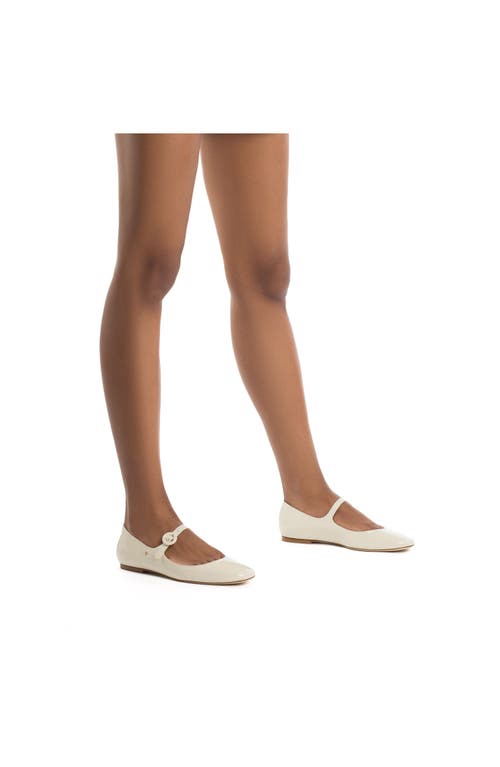 Larroude Larroudé Blair Ballet Flat In White