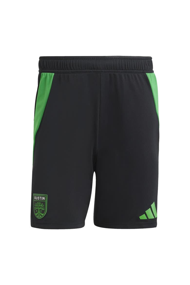 Men's adidas  Black Austin FC Home 2025 The Heartbeat Kit Authentic Shorts, Alternate, color, Black