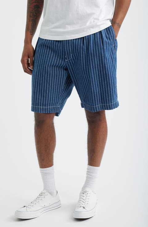 Part Timer Organic Cotton Pinstripe Shorts