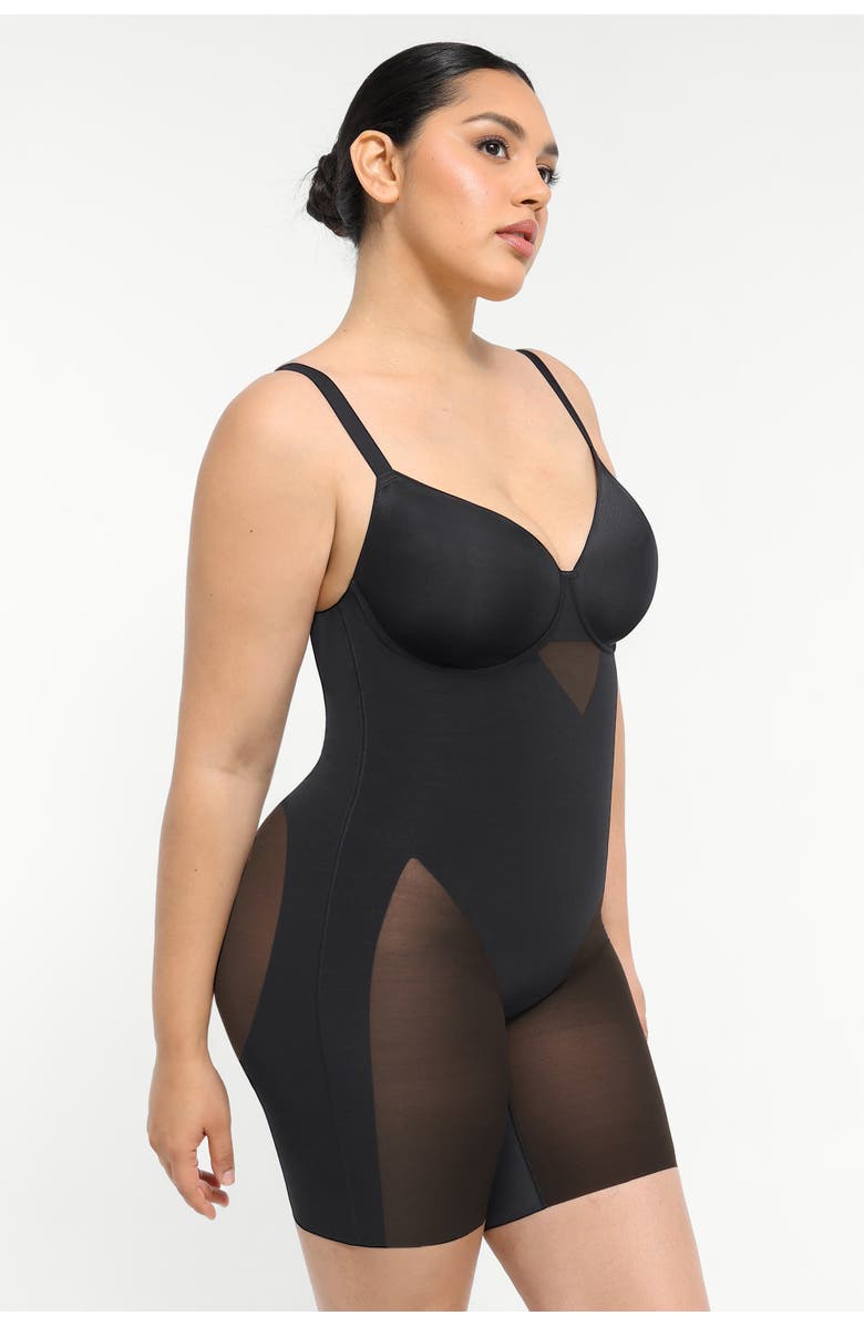 Shapellx AirSlim Full Coverage Seamless Shaping Bodysuit, Alternate, color, Classic Black