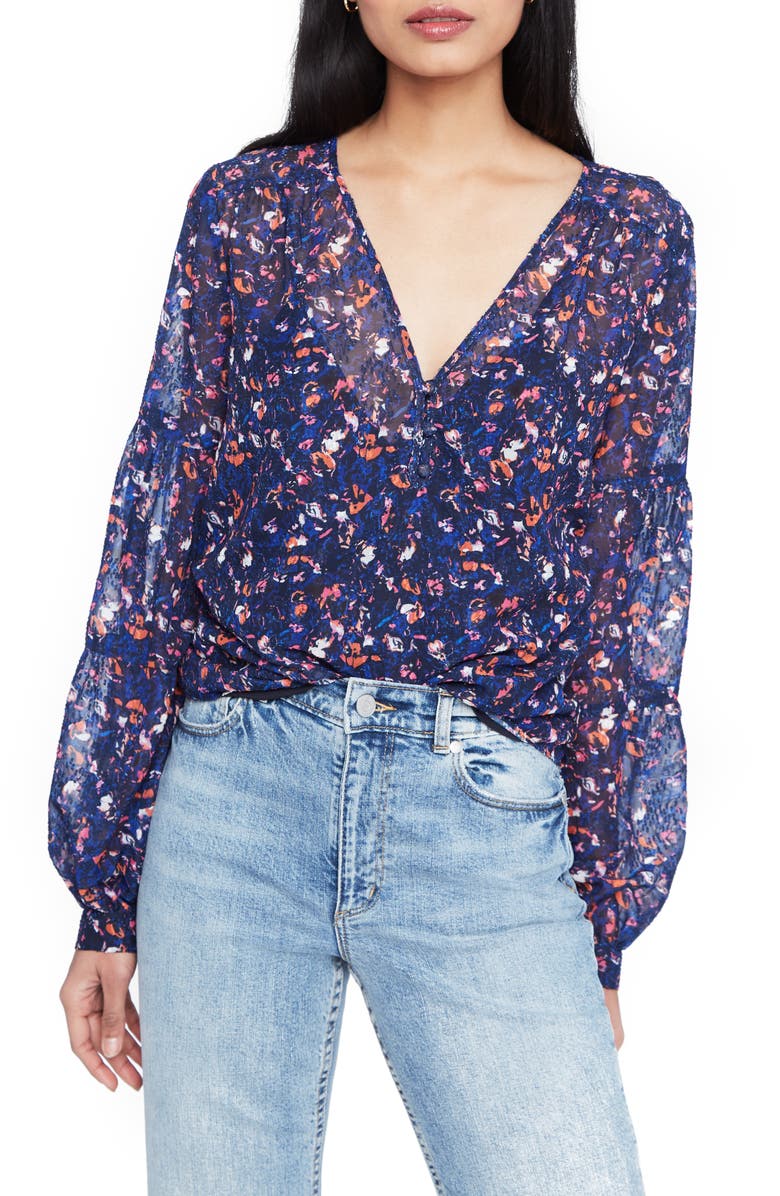Parker Renna Print Blouse, Main, color, 