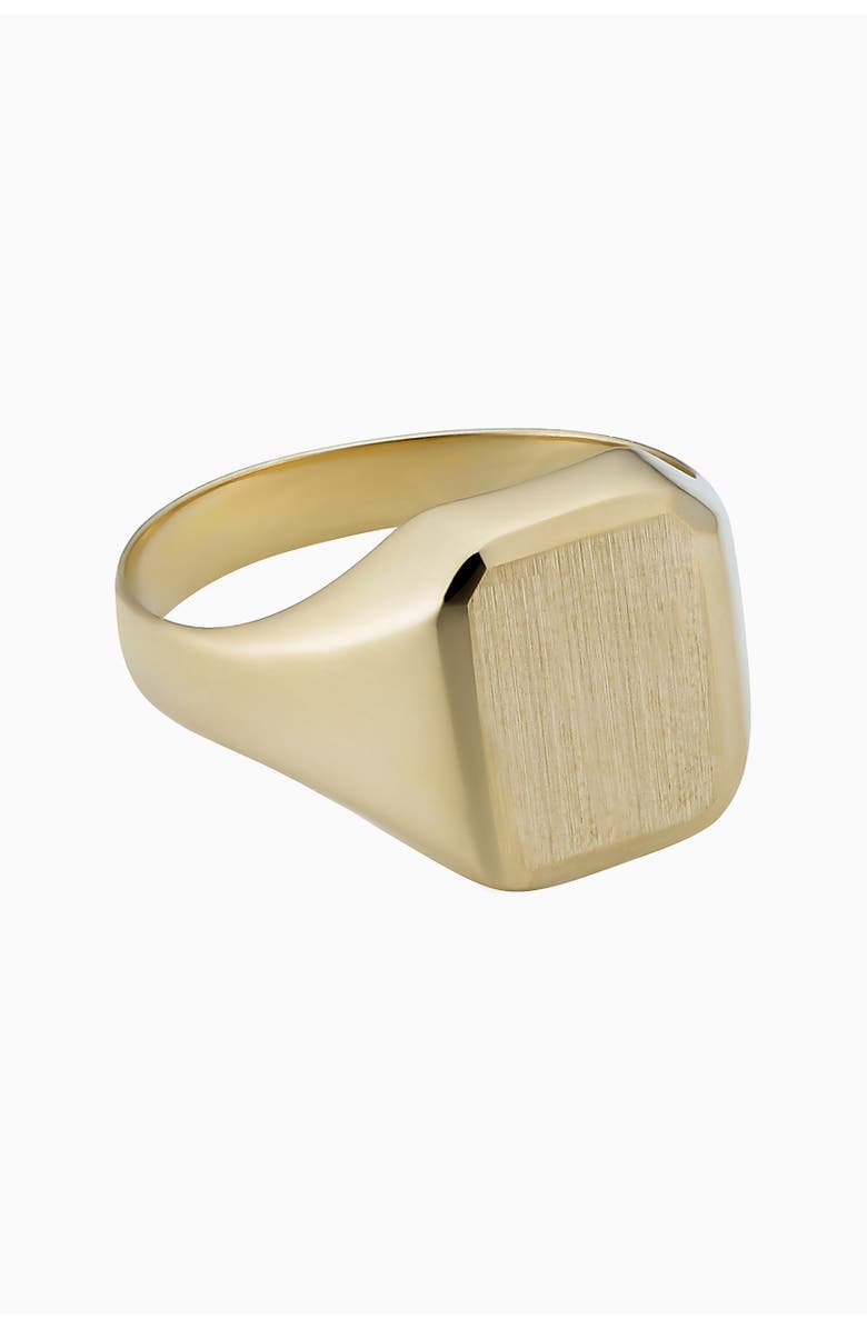 Oradina 10K Gold Duke Signet Bold Ring, Alternate, color, Yellow Gold