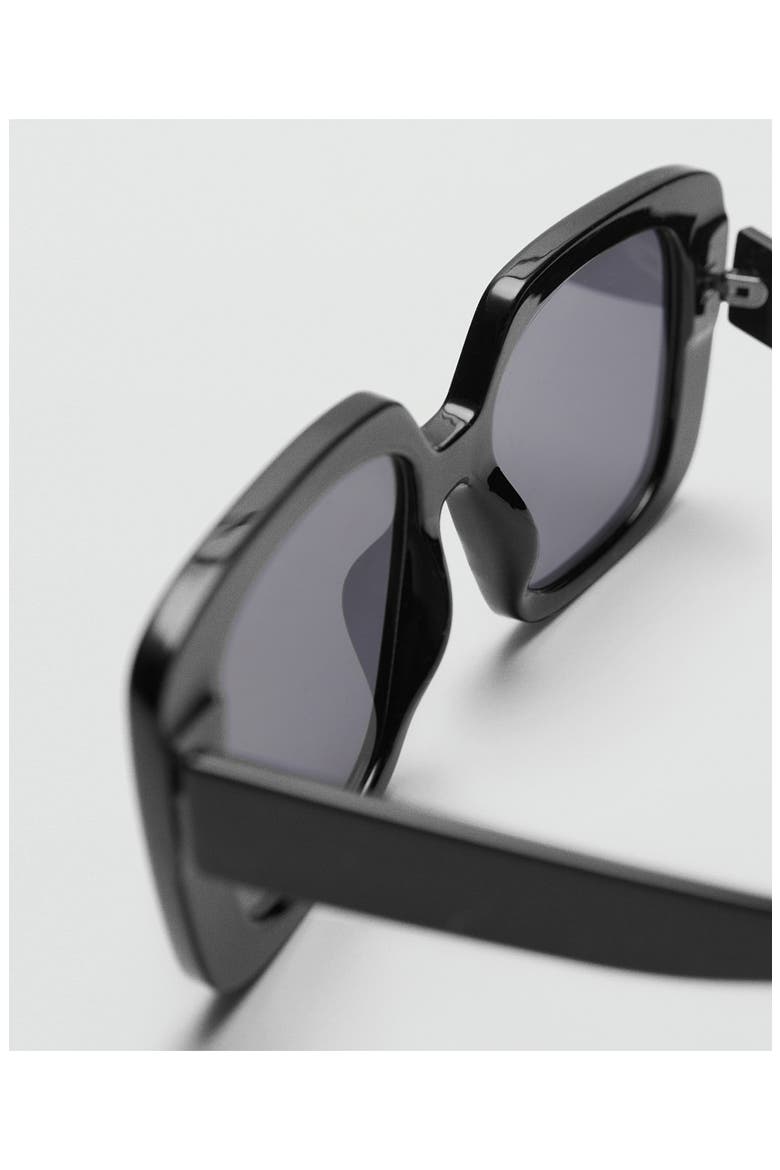 Square Sunglasses, Alternate, color, BLACK