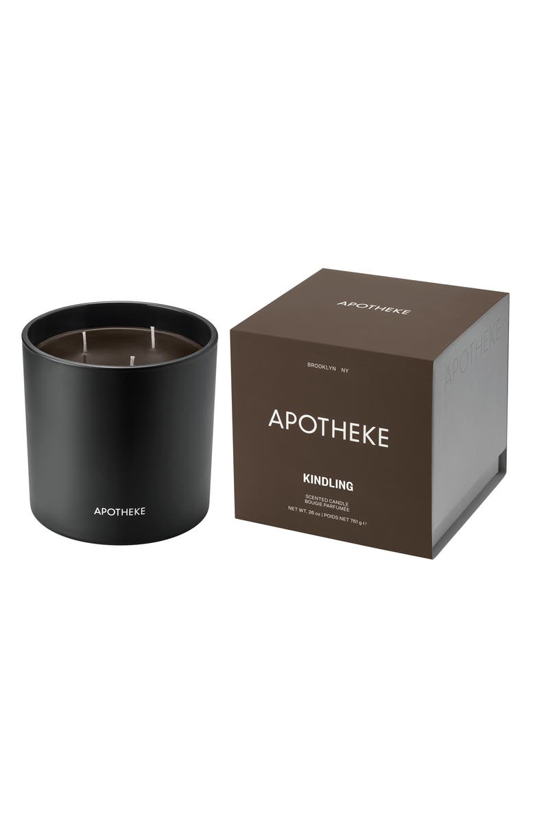 APOTHEKE Kindling Three-Wick Scented Candle, Main, color, 
