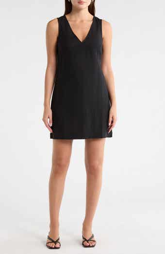 Madewell Marina Linen Blend Minidress