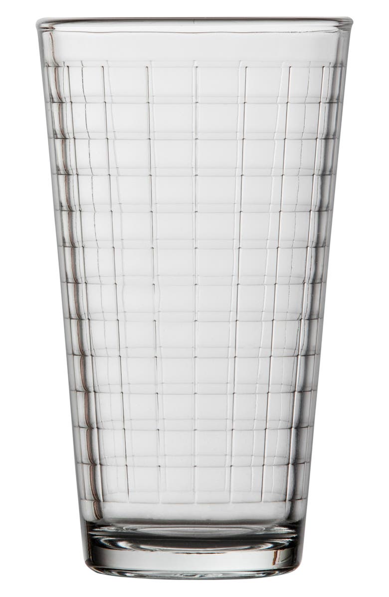 Fortessa Ornamento Grata Set of 12 Mixing Glasses, Alternate, color, Clear