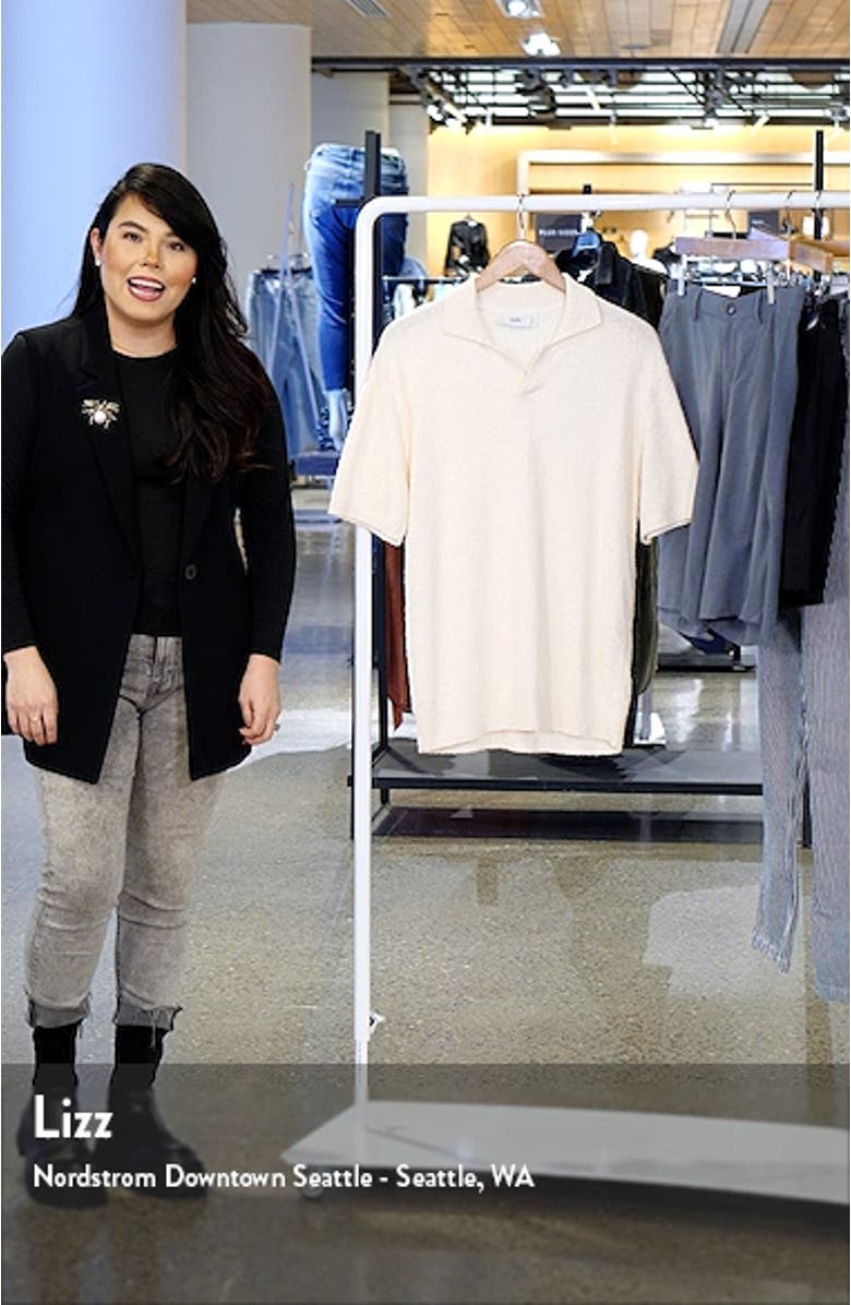 Textured Johnny Collar Shirt, sales video thumbnail