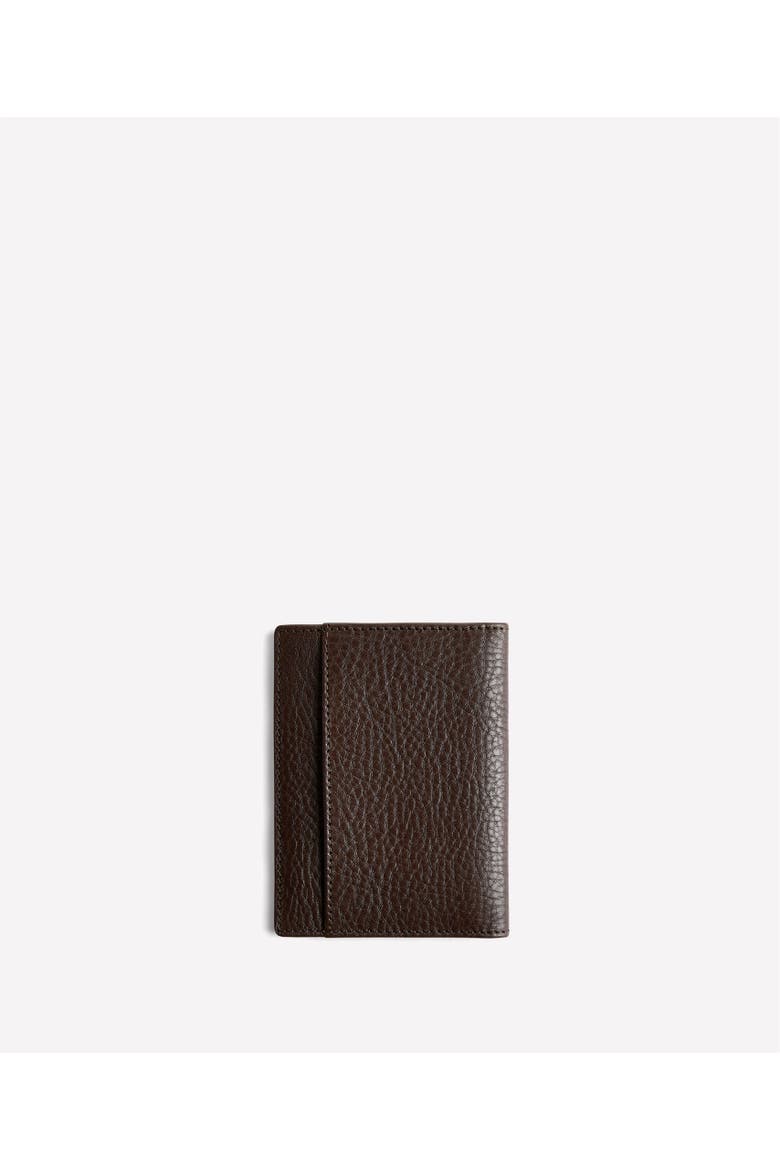 Vertical Card Case No. 396, Alternate, color, Vintage Walnut Leather