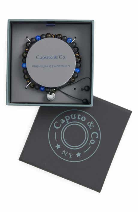 Caputo & Co. Men's Balance Semiprecious Stone Bracelet