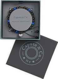 Caputo & Co. Men's Balance Semiprecious Stone Bracelet