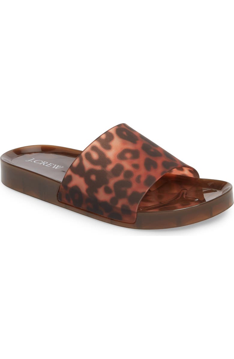 J.Crew J. Crew Tortoise Slide Sandal, Main, color,