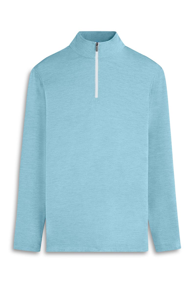 Quarter Zip Performance Pullover, Alternate, color, AQUA