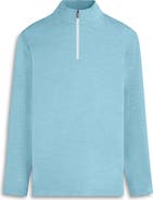 Bugatchi Quarter Zip Performance Pullover