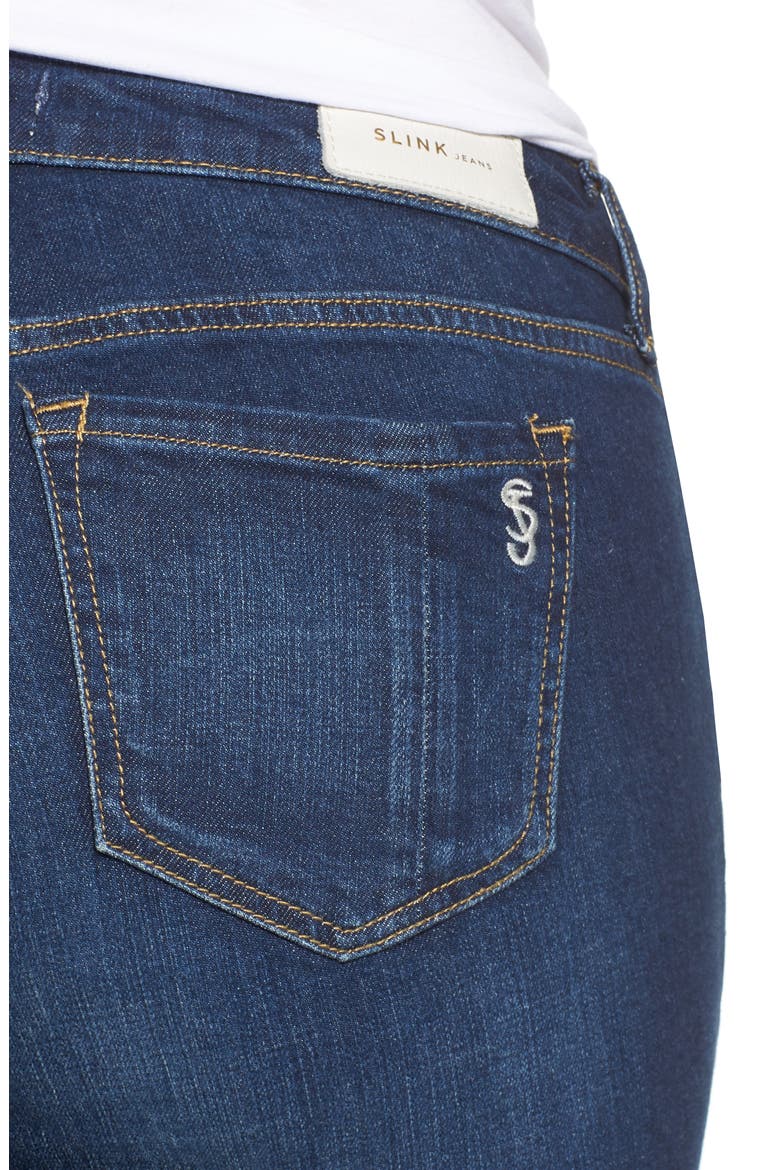 Roll Crop Boyfriend Jeans, Alternate, color, AMBER