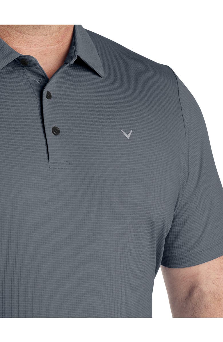 Callaway Classic Jacquard Golf Polo Shirt, Alternate, color, Caviar