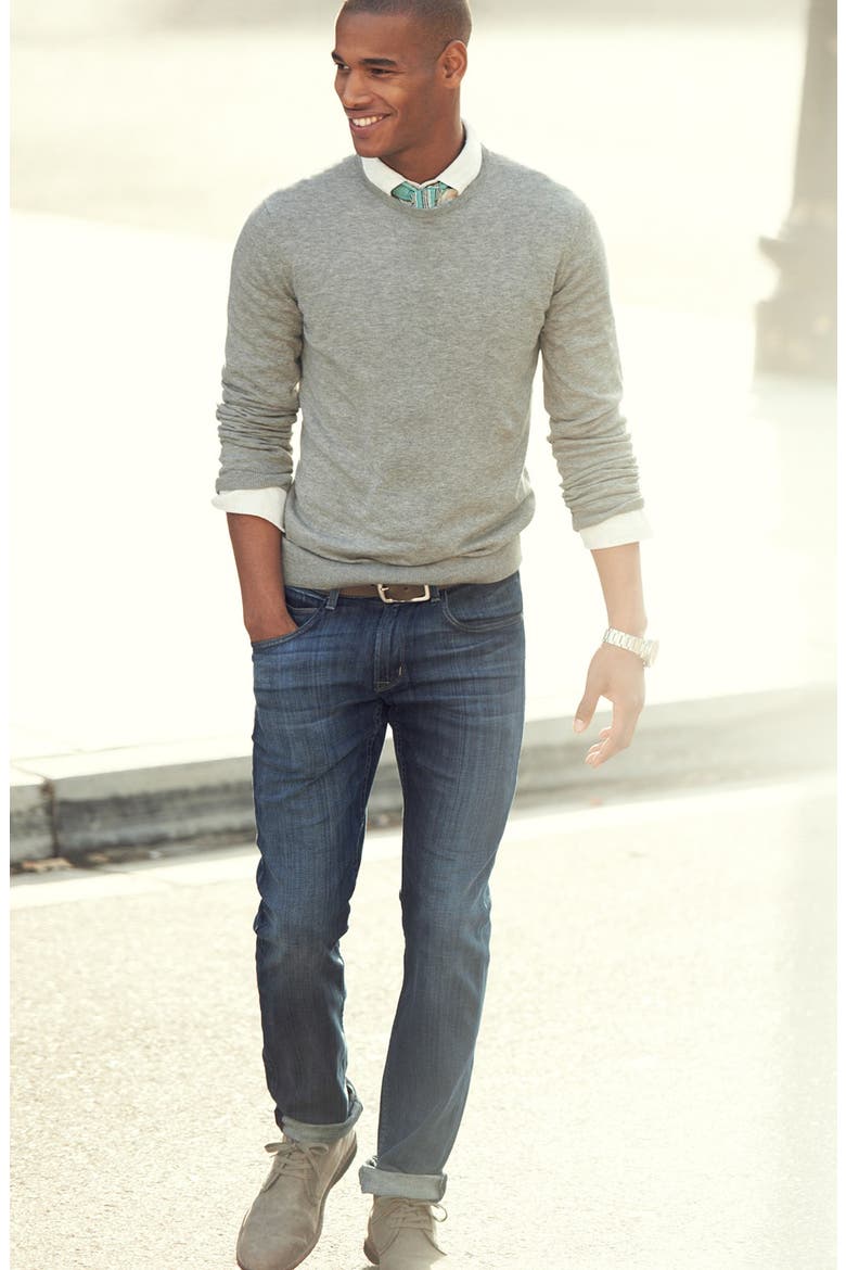 'Byron' Slim Straight Leg Jeans, Alternate, color, HARRIS