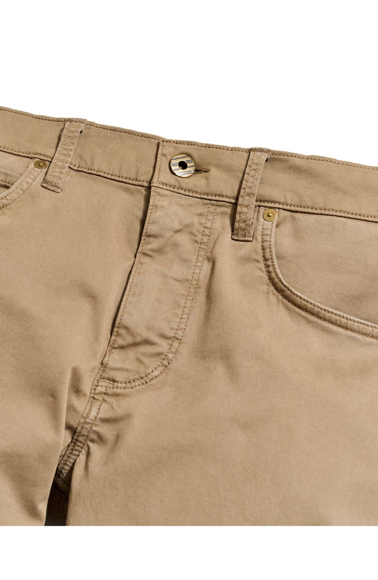 Billy Reid Cochran Stretch Cotton Five Pocket Pants, Alternate, color, Moss Green