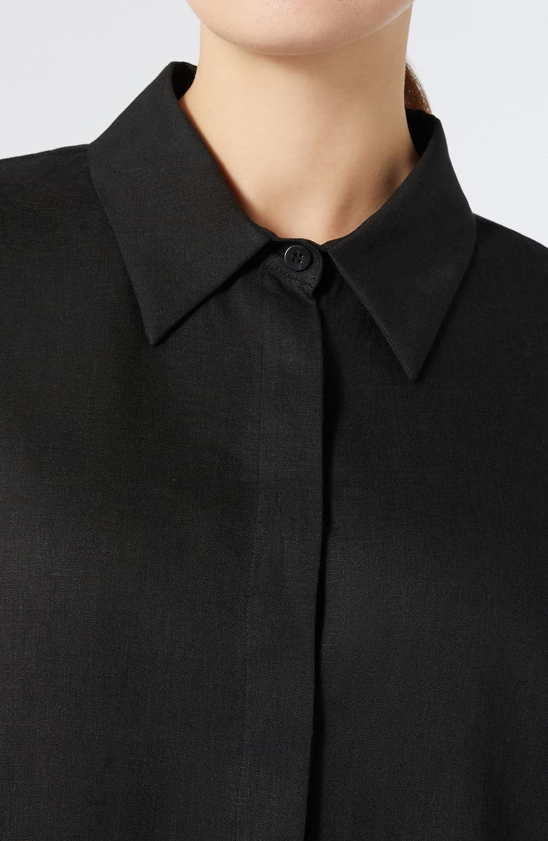 Marina Rinaldi Florida Linen Canvas Tunic, Alternate, color, 