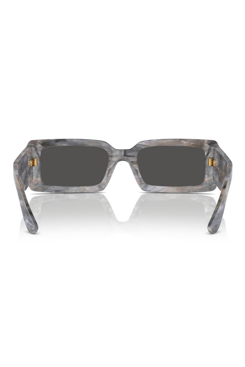 53mm Rectangular Sunglasses, Alternate, color, LITE GREY