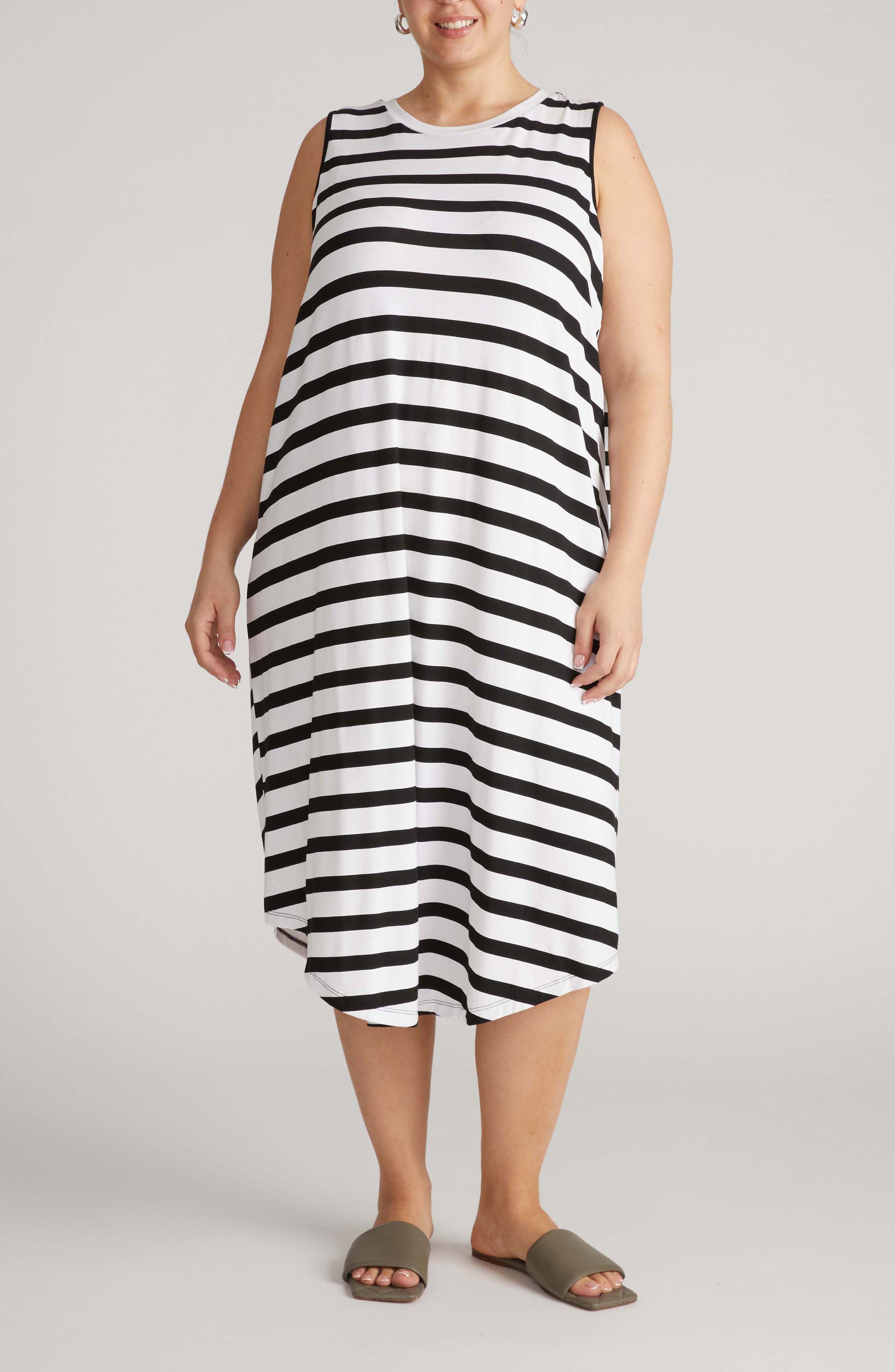 selected BLACK/ WHITE STRIPE