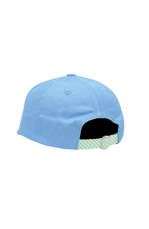Bits & Bows Tractor Twill Baseball Hat In Blue