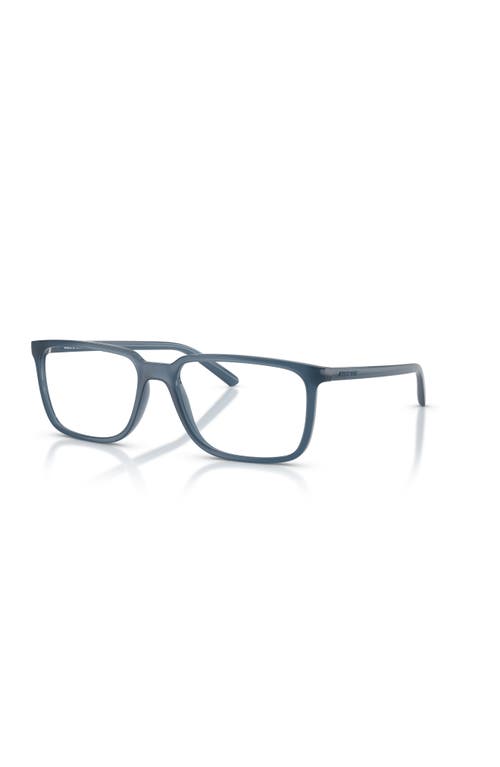 Arnette 57mm Rectangle Optical Glasses In Blue