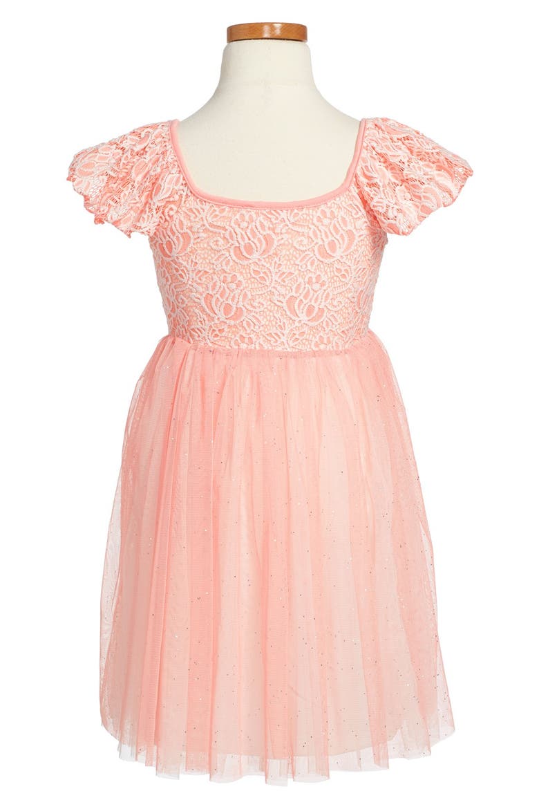 Tulle Skirt Party Dress, Alternate, color, PINK