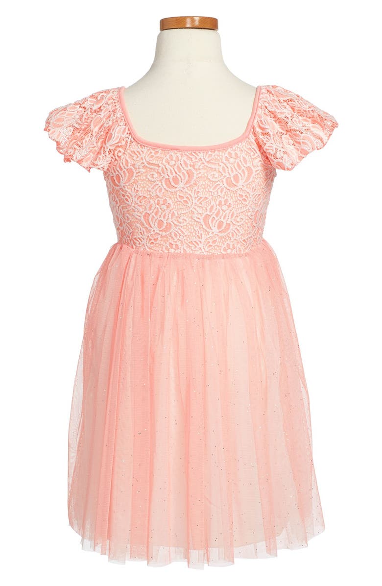 Popatu Tulle Skirt Party Dress, Alternate, color, 