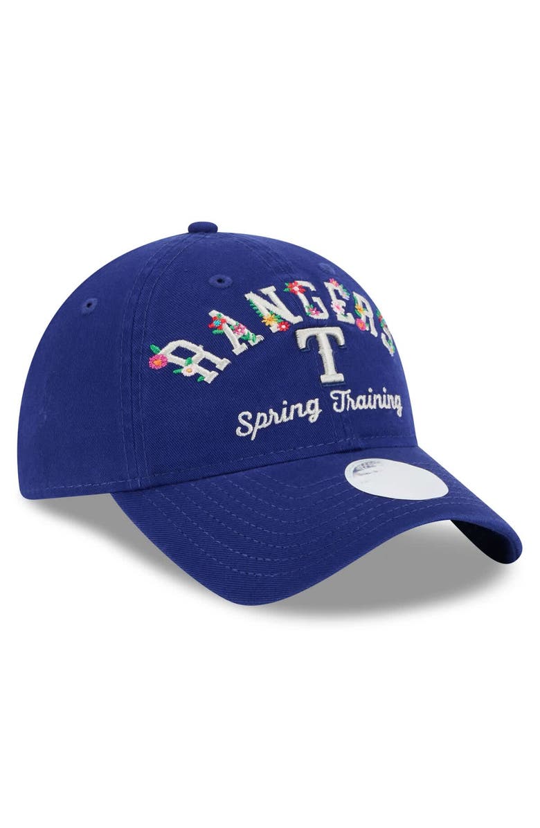 New Era Women's New Era Royal Texas Rangers 2025 Spring Training Floral 9TWENTY Adjustable Hat, Alternate, color,