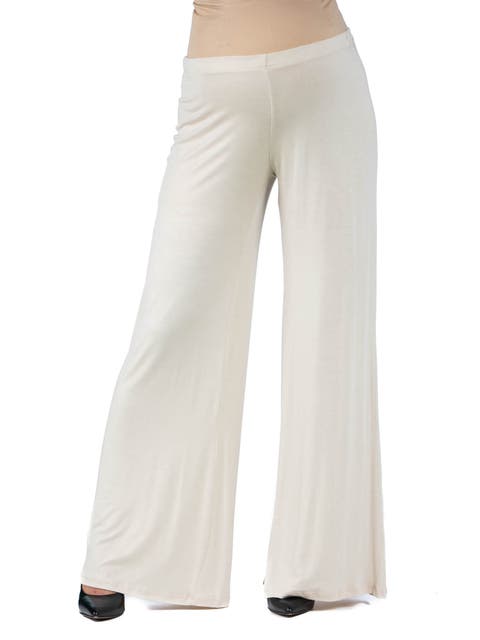 Maternity Solid Color Palazzo Pants