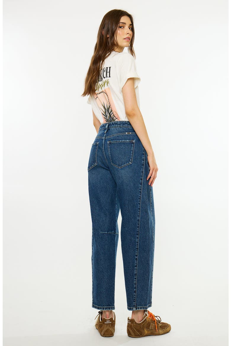 Naya Essentials Low Slung Horseshoe Jeans, Alternate, color, Dark Wash