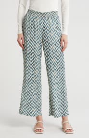 DR2 by Daniel Rainn Smocked Wide Leg Pants