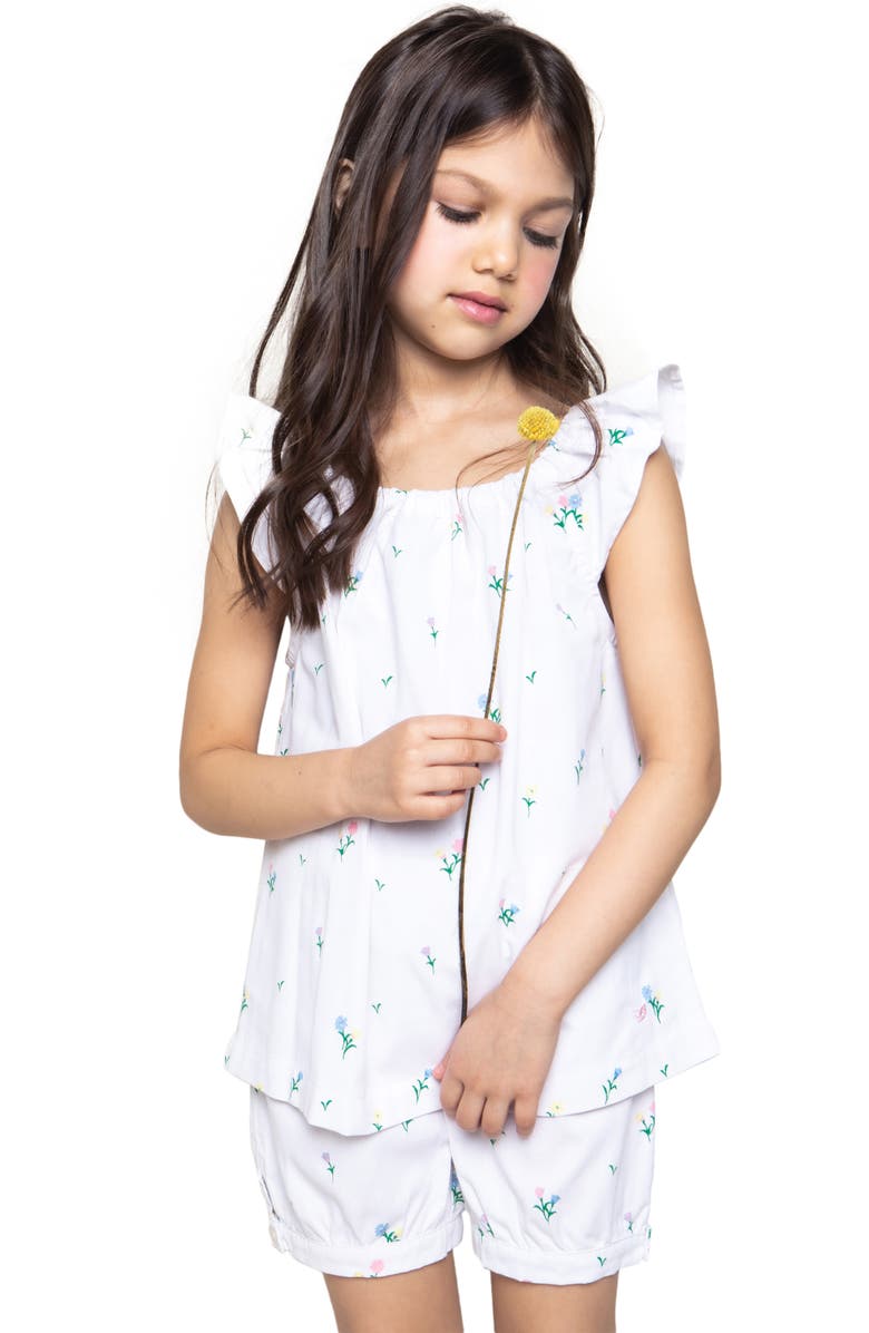 Petite Plume Kids' Isabelle Tulip Two-Piece Short Pajamas, Alternate, color,