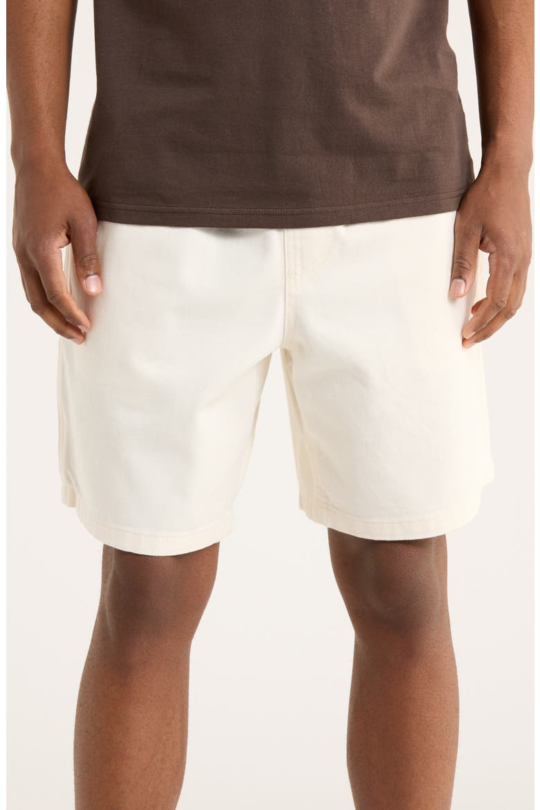 Denim Carpenter Shorts, Main, color, UNBLEACHED FADED WASH