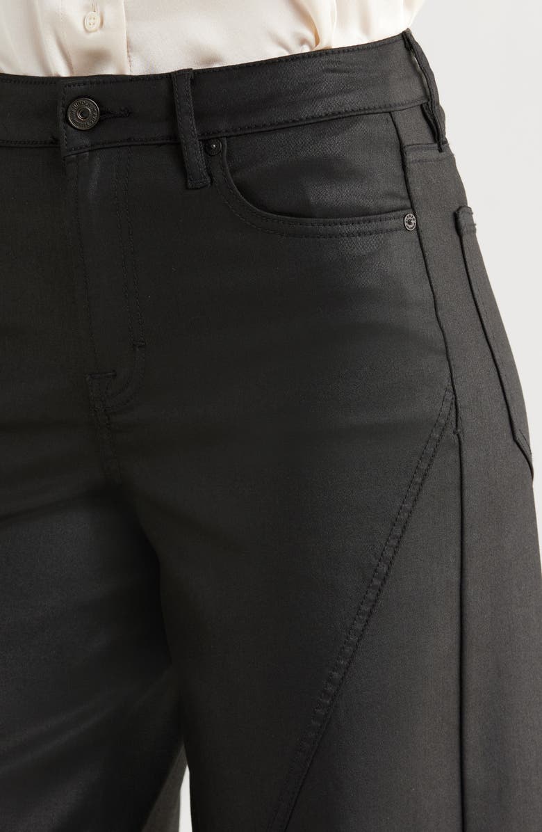 HIDDEN JEANS Coated Wide Leg Jeans, Alternate, color, 