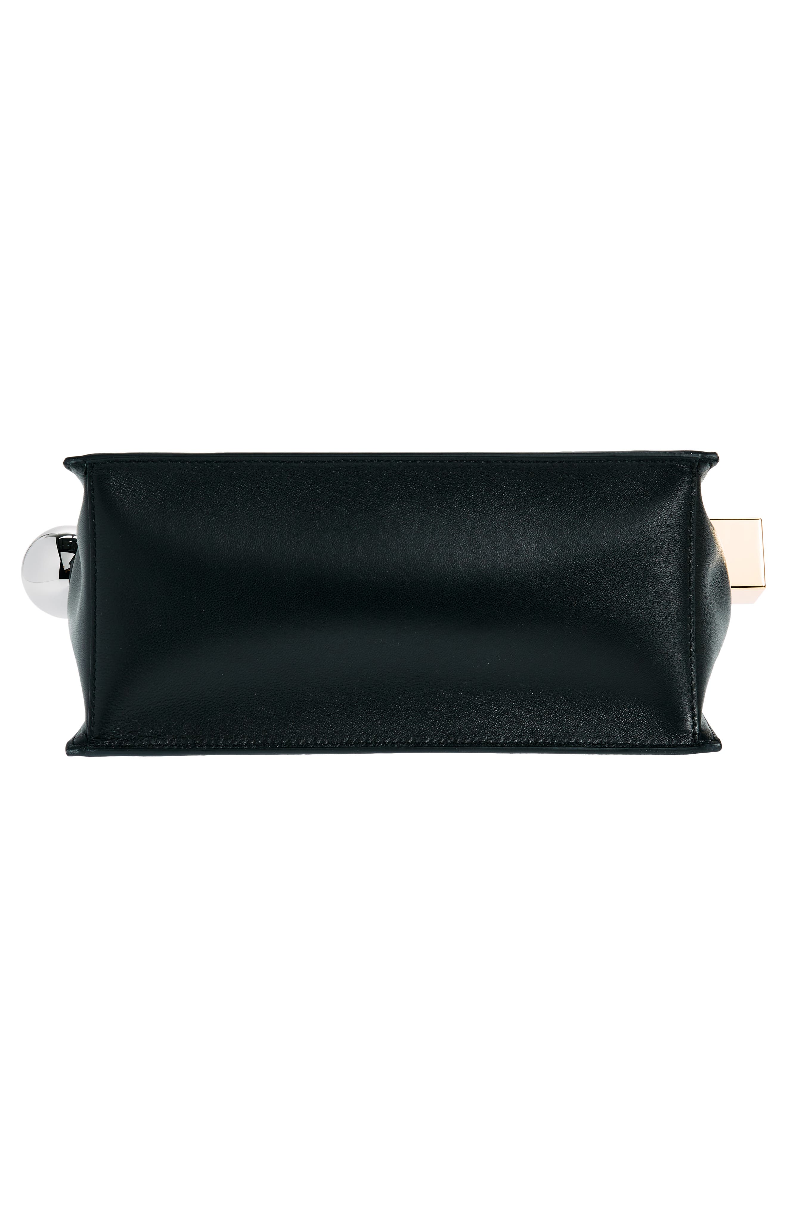 Jacquemus La Pochette Rond Carré Leather Clutch, Alternate, color, 