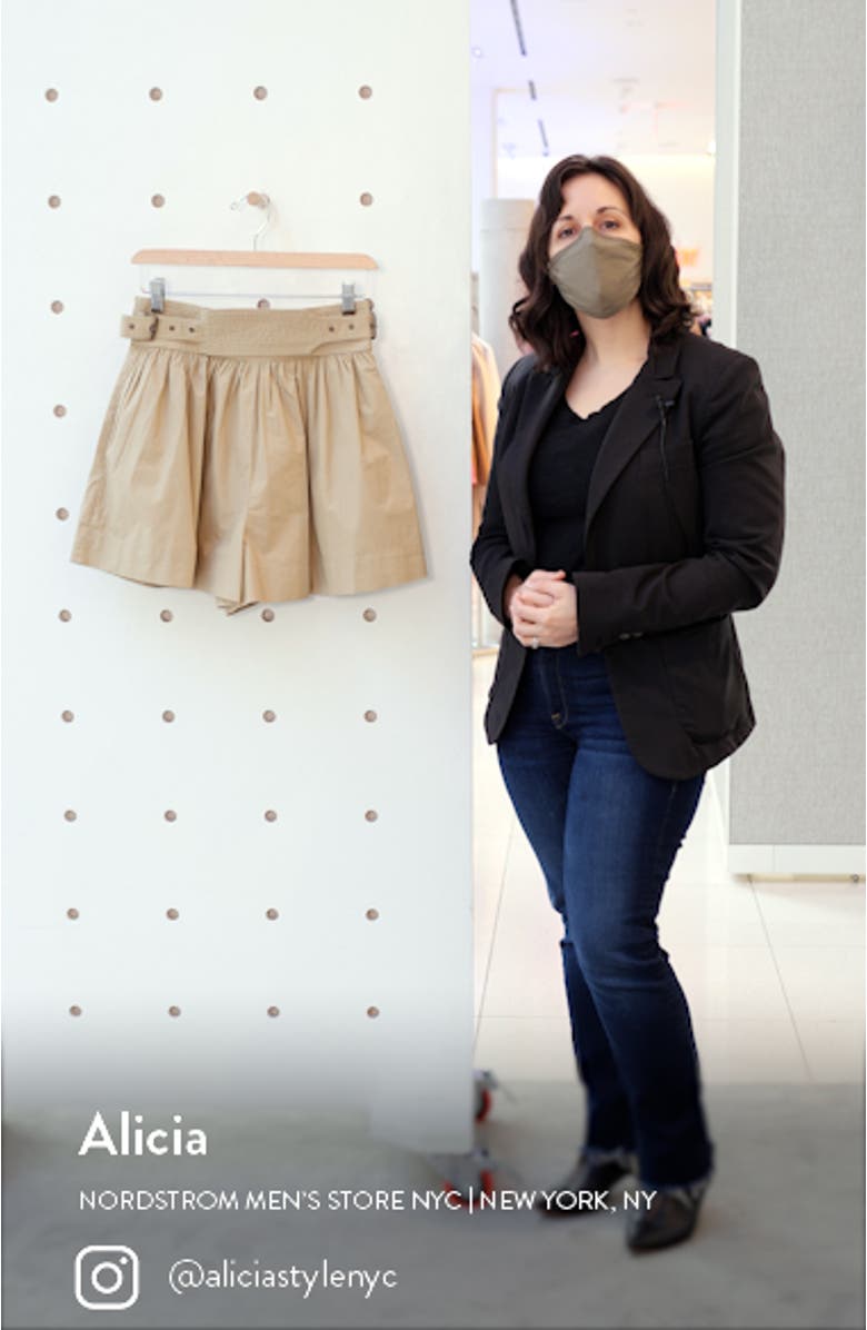 Adeline Cotton Poplin Shorts, sales video thumbnail