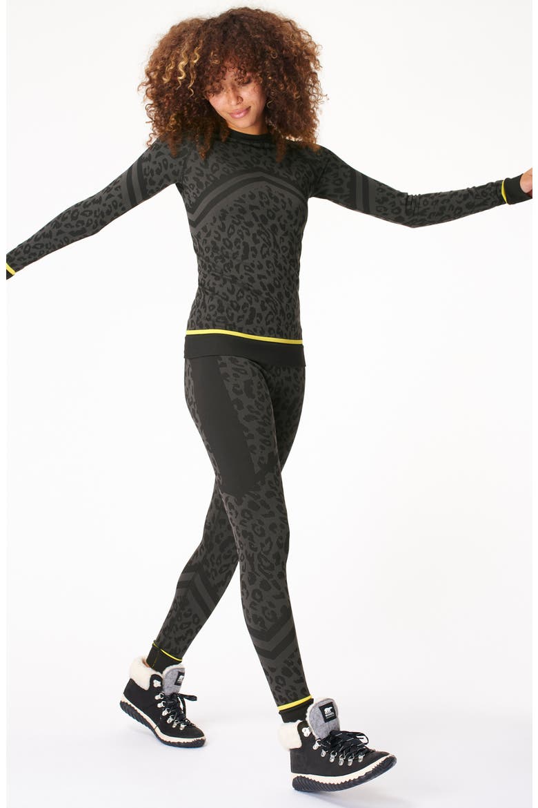 Ski Base Layer Leggings, Alternate, color, ANIMAL LEOPARD
