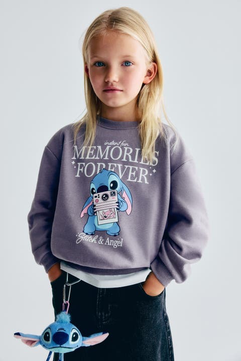 Printed Brushed-inside Sweatshirt
