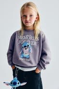 H&M Printed Brushed-inside Sweatshirt