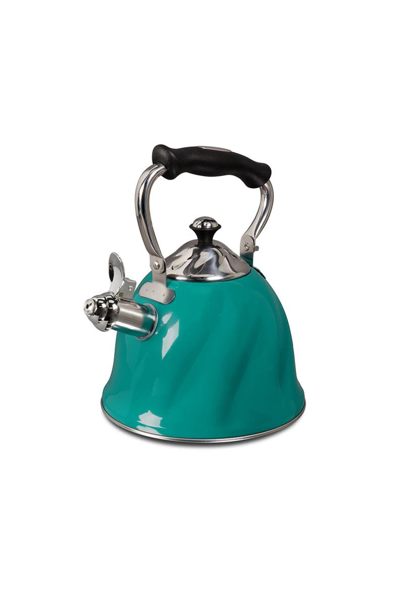 MR COFFEE Alberton Tea Kettle with Lid, Alternate, color, Green